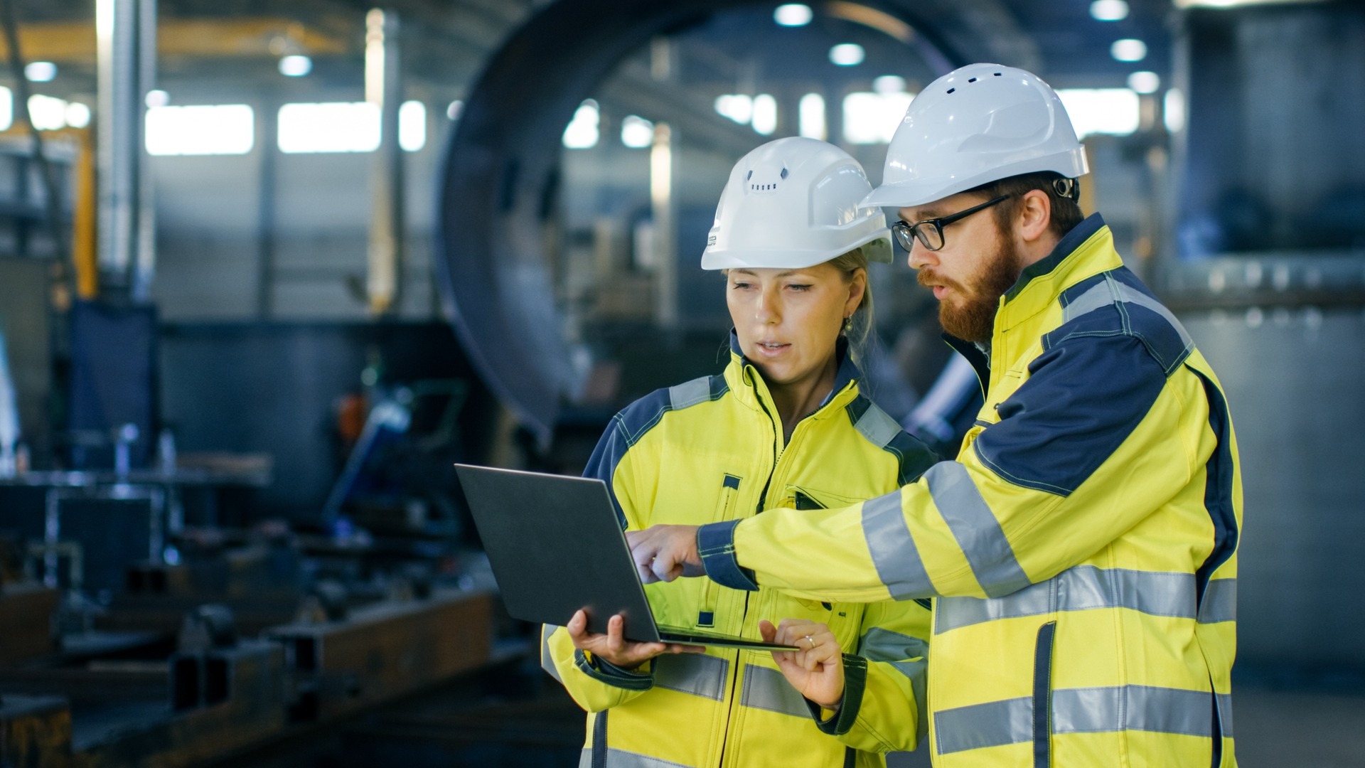 Hyperspectral Imaging Factory Workers